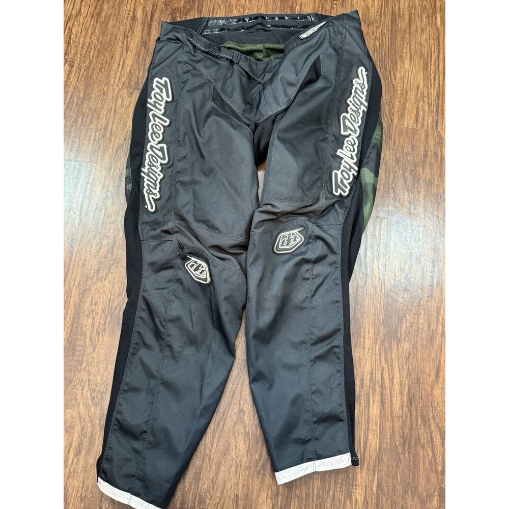 Troy Lee Designs GP Mono Pants Adult Size 38 Green Camo Motocross Enduro ATV BMX